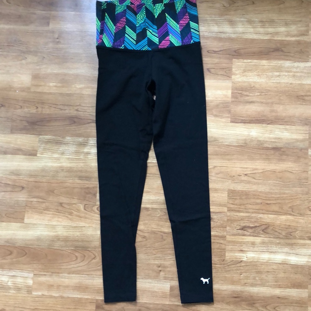 Pink full length leggings